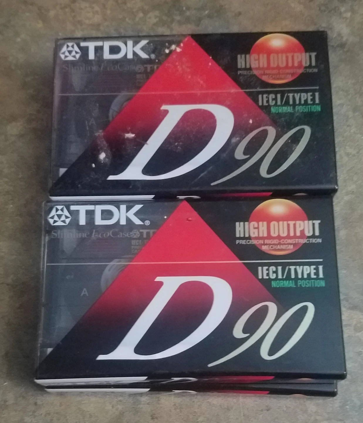 4 TDK D90  Blank Audio Cassette Tapes 90 Minutes High Output