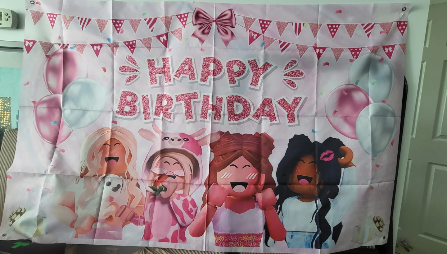 Happy Birthday Backdrop Banner
