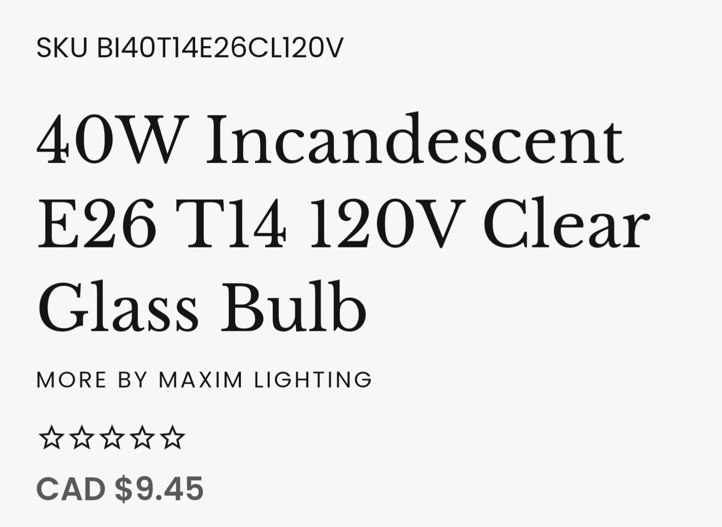 40W Incandescent E26 T14 120V Clear Glass Bulbs - 12 in total - photo 4