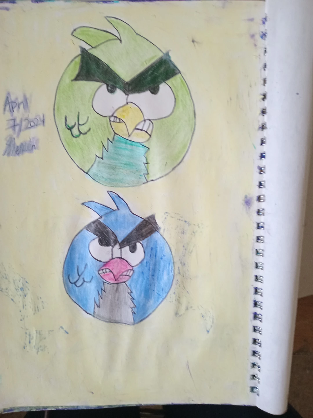 Angry birds with Yellow Background - photo 2