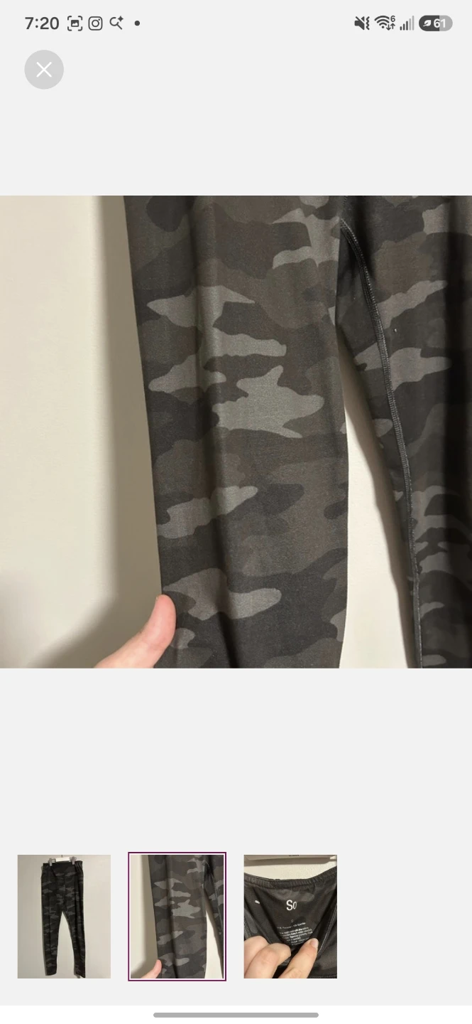 SO camouflage leggings size S - photo 2