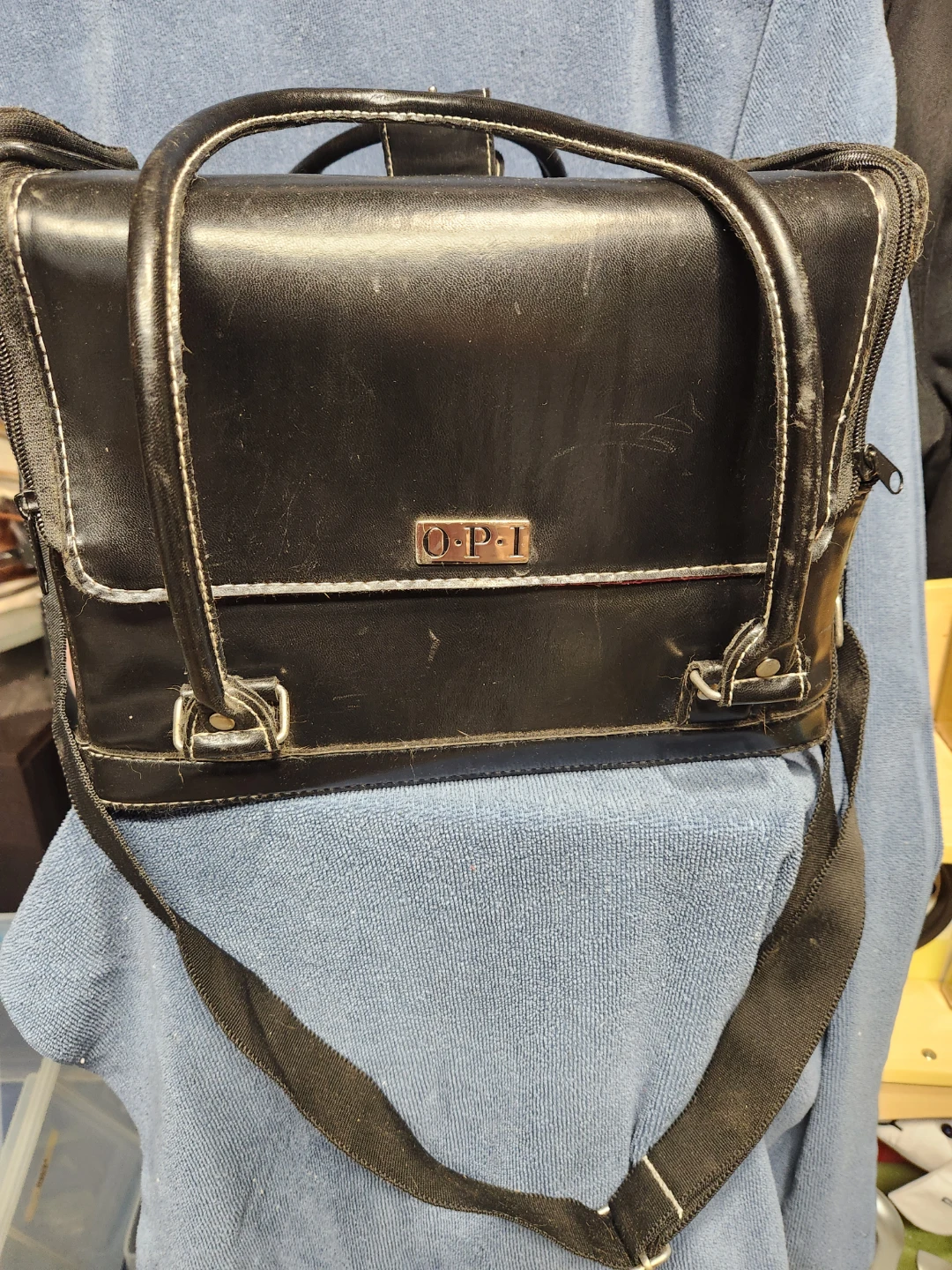 OPI Black Makeup Train Case Organizer
