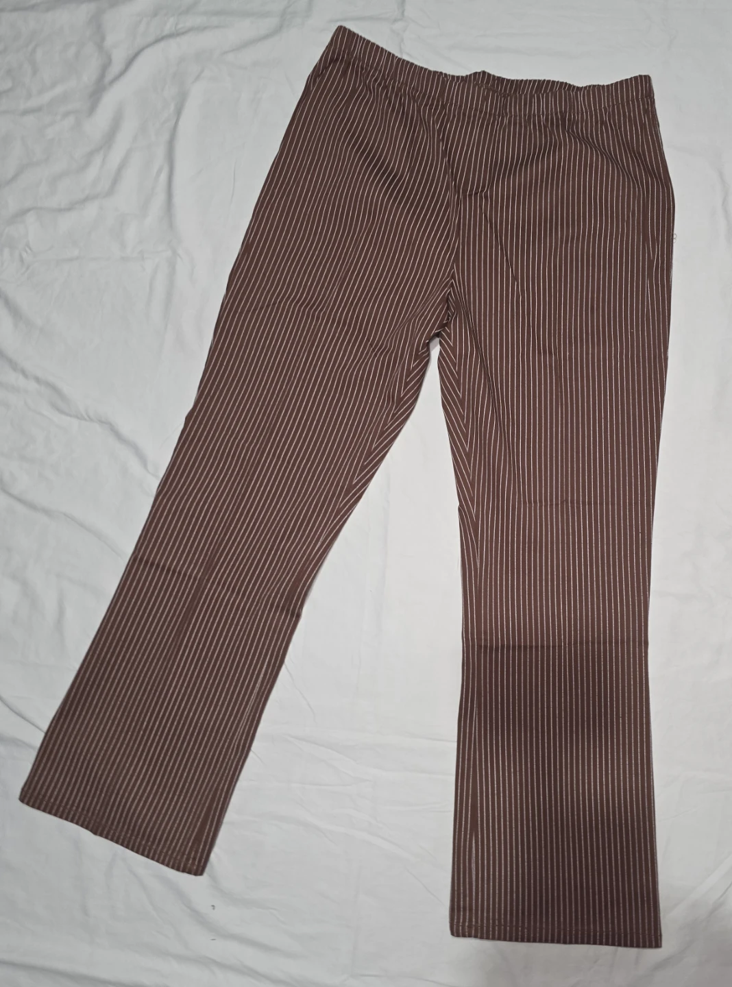 Brown Pinstripe Dress Pants Size XL Brand New