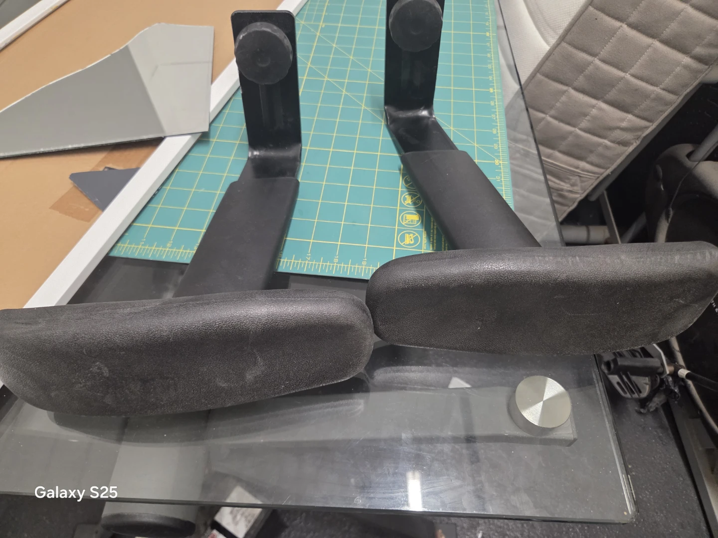 Pair of Black Adjustable Armrests