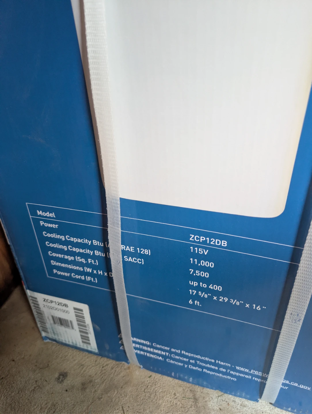 Unopened Friedrich ZoneAire Portable Air Conditioner - photo 2