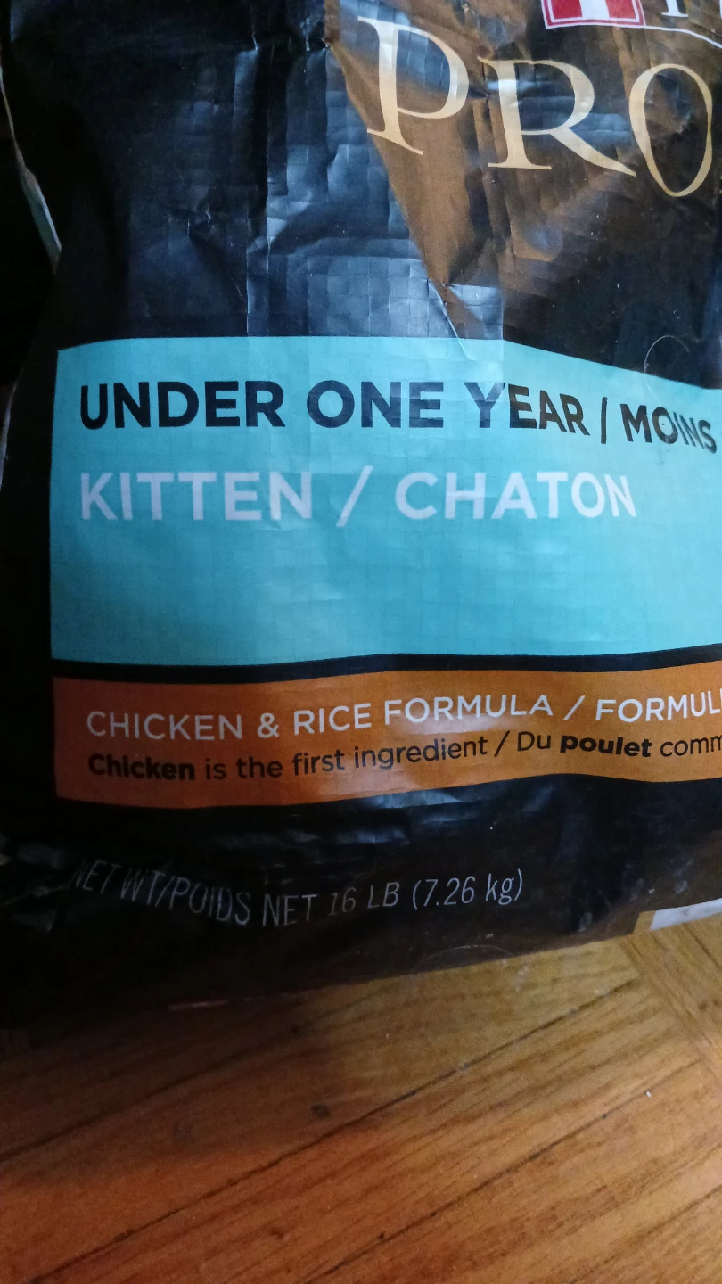 Free purina pro plan cat kitten food open bag - photo 2