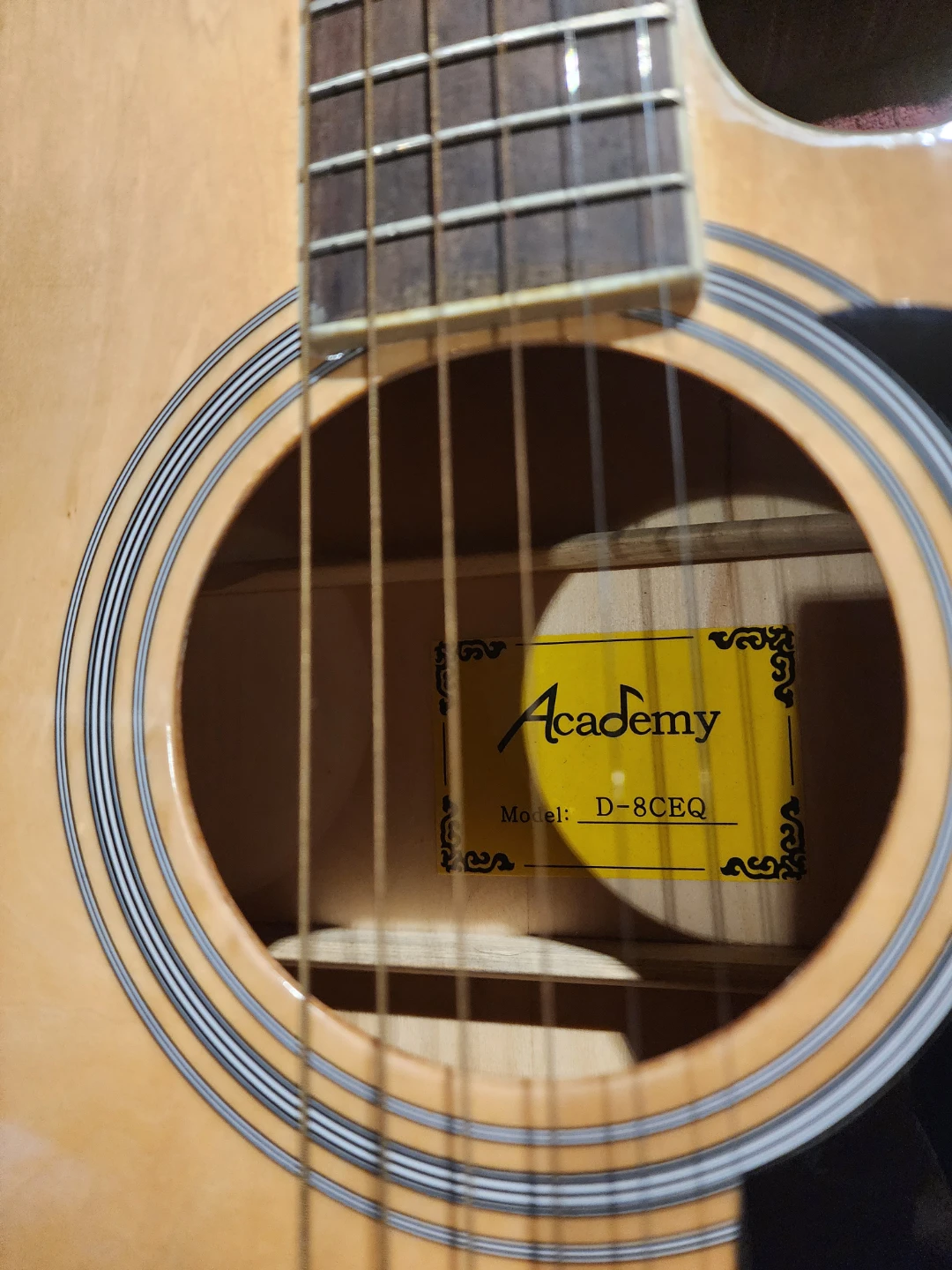 Academy Acoustic Guitar D-8CEQ with EQ-505 - photo 3