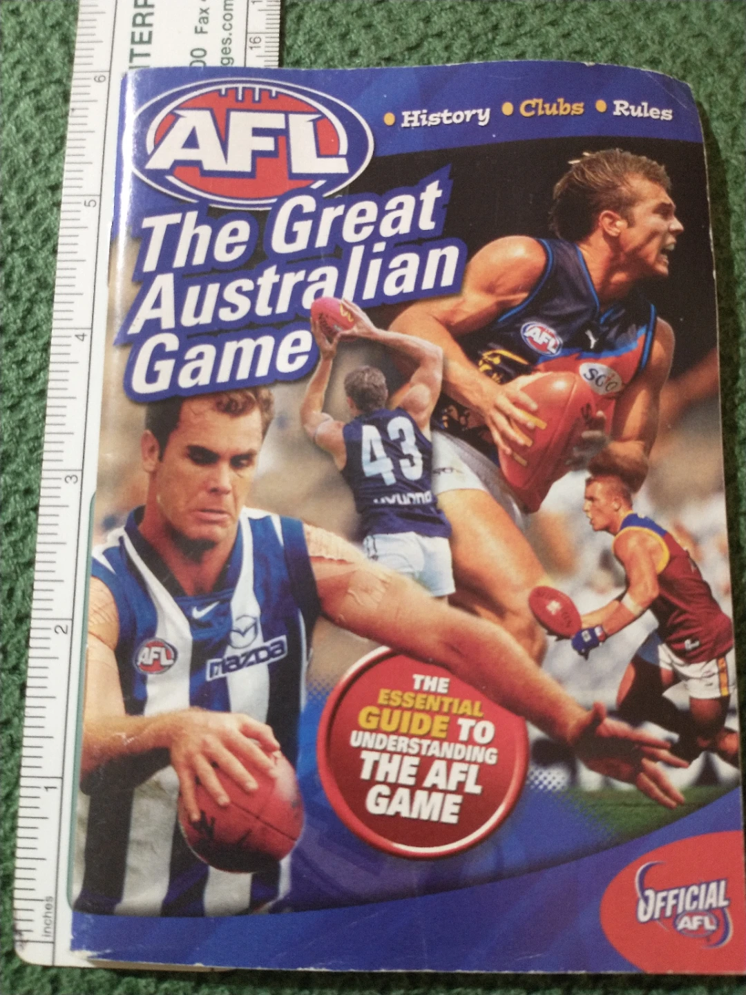 2000 AFL The Great Australian Game Aussie Rules Football Guide