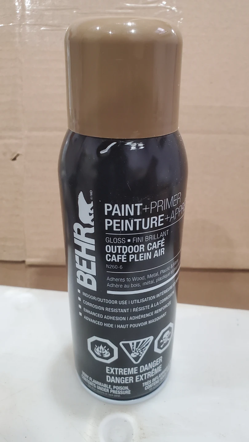 BEHR Premium Spray Paint - Outdoor Cafe - Gloss