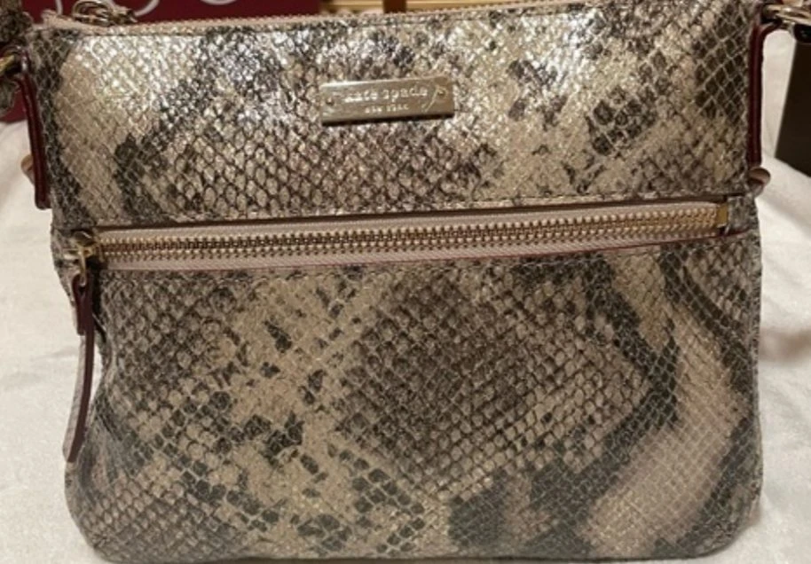Kate Spade Snake Print Crossbody Bag