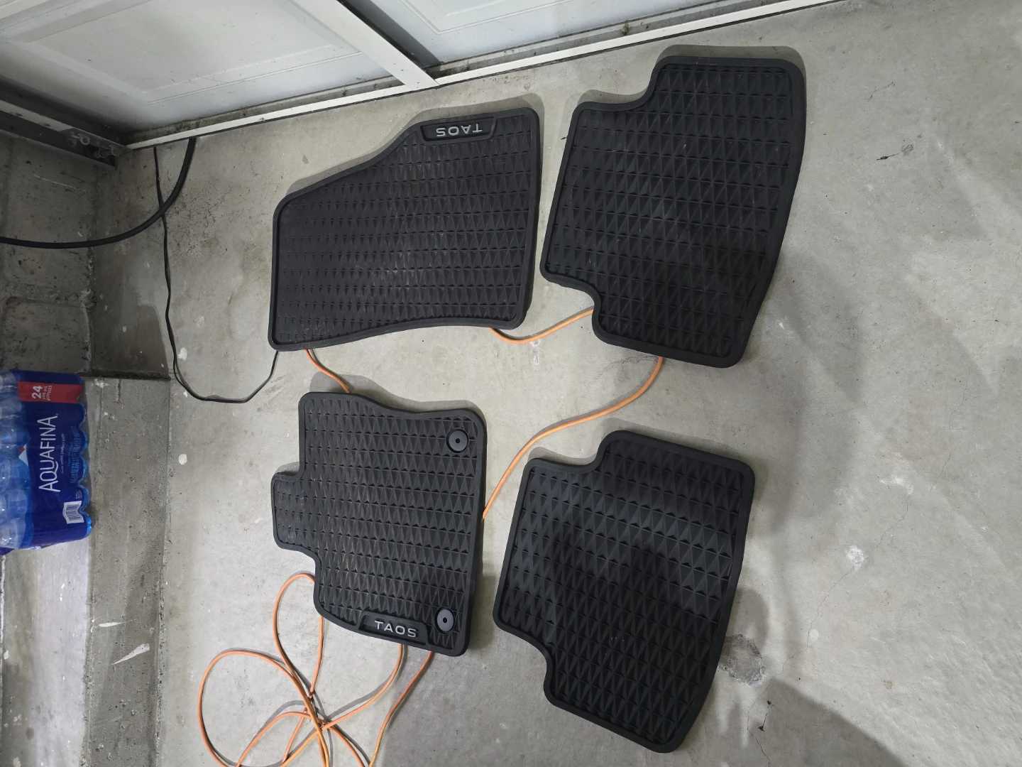 OEM Volkswagen Taos Rubber Floor Mats