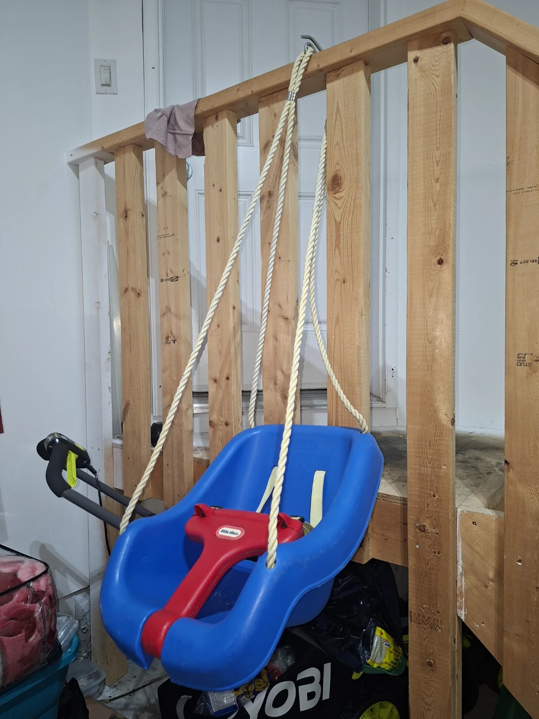 Little Tikes Blue 2-in-1 Snug 'n Secure Baby Swing - photo 2