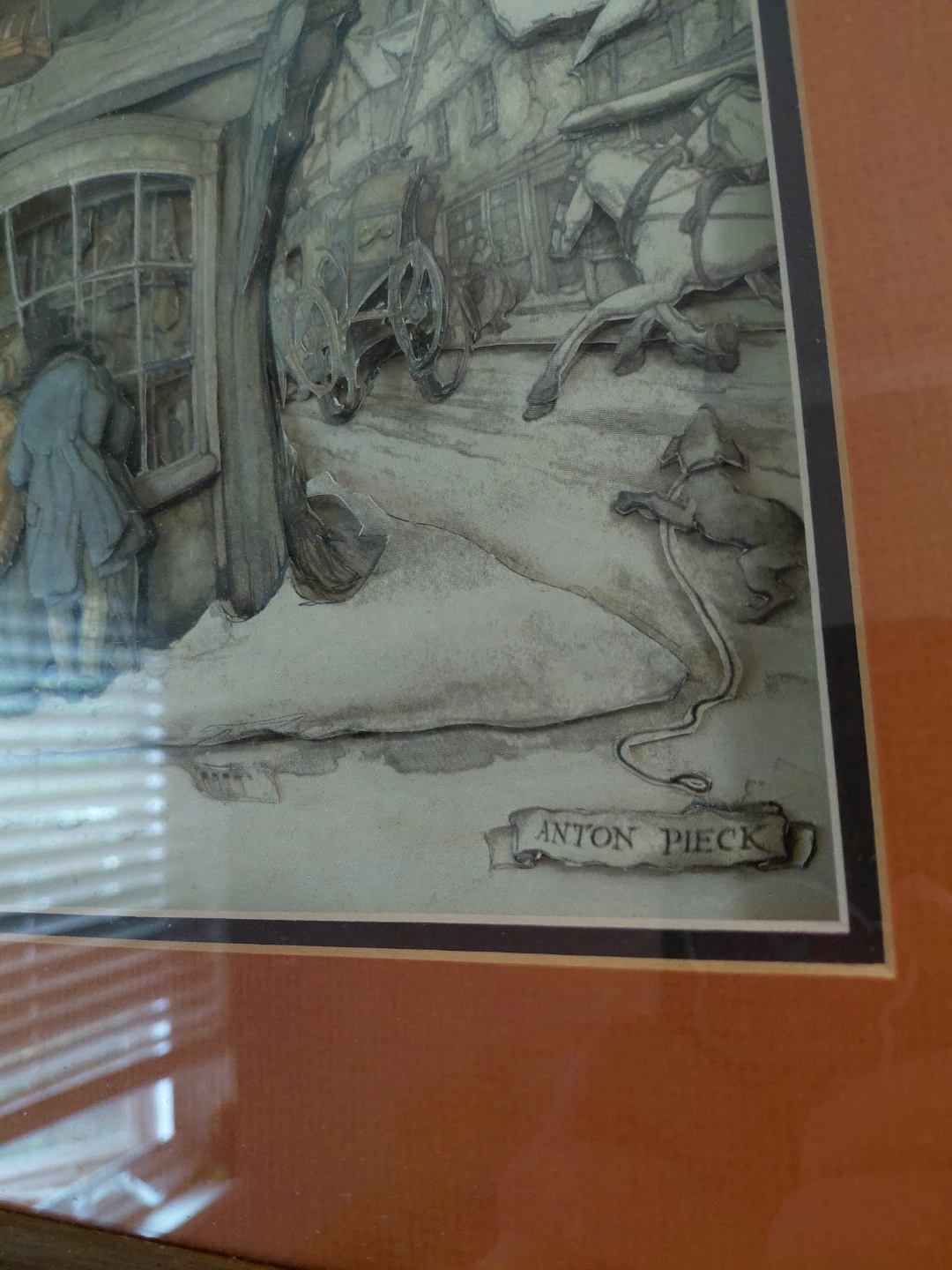 Anton Pieck Framed Art Shadowbox 3D Curiosity Shop - photo 3