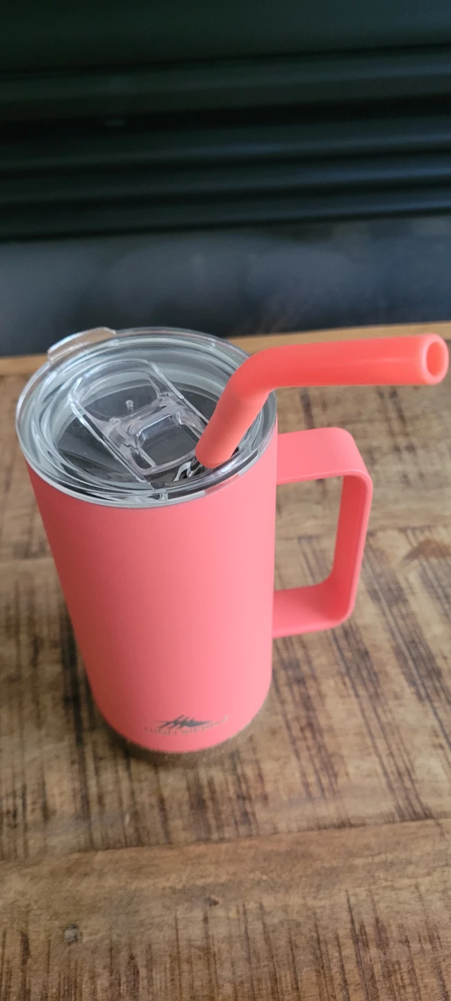 High Sierra Tumbler with Handle - Coral - photo 4