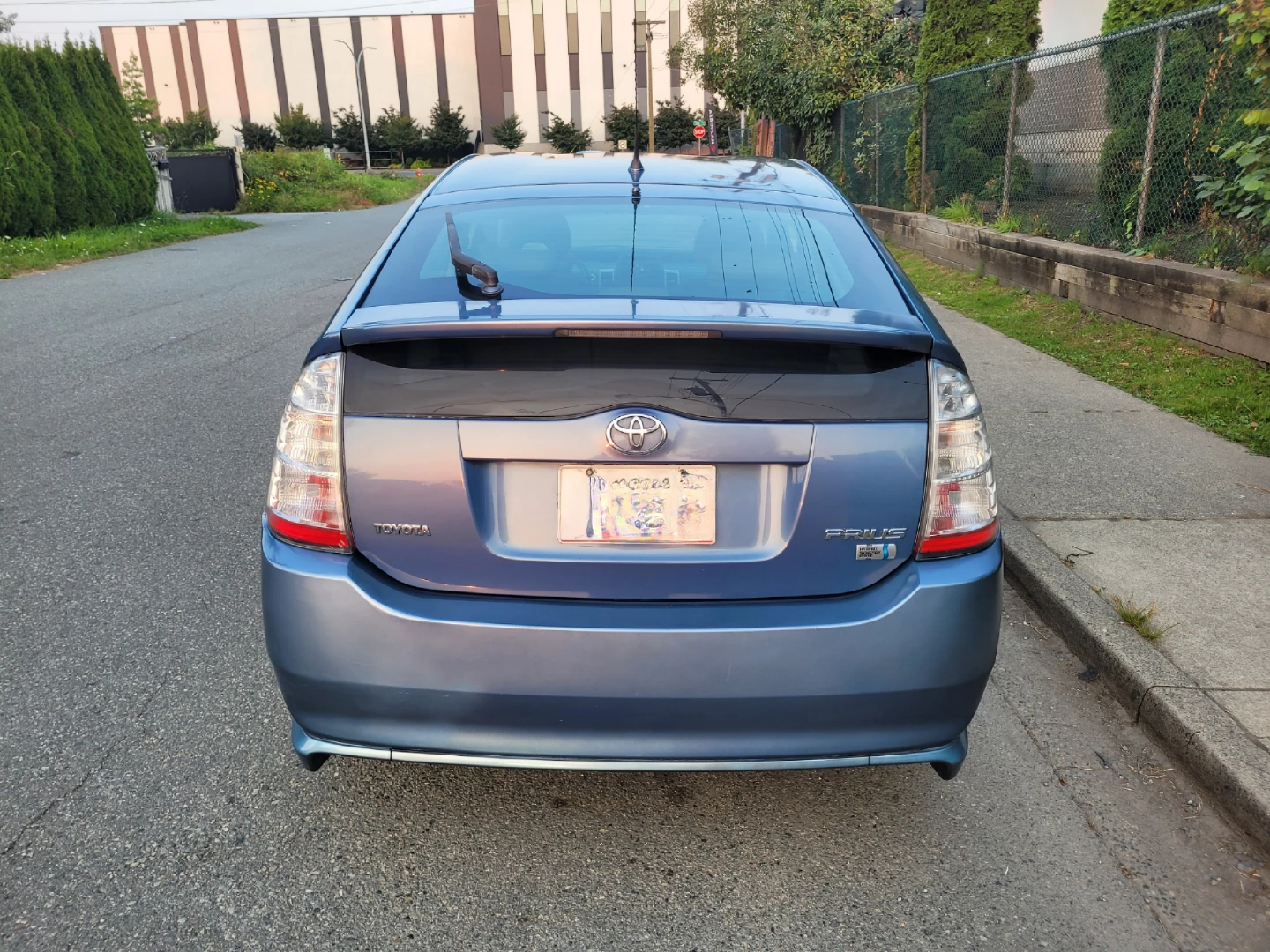 Blue Toyota Prius Hybrid