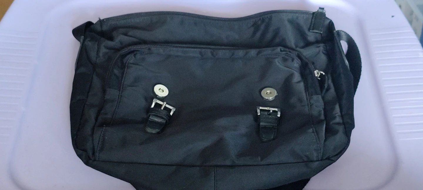 Black "Original 1971" Messenger Bag - photo 5