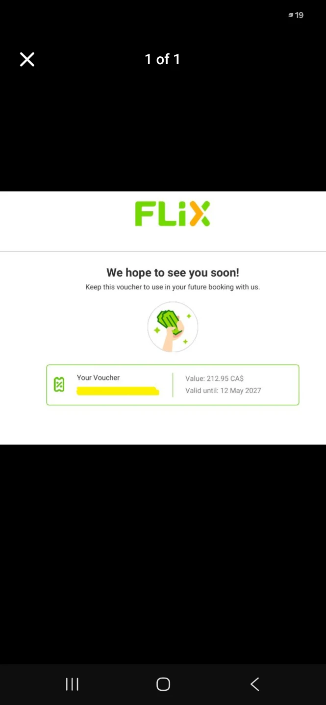 FLIX Voucher - $212.95 CAD - Expires May 12, 2027