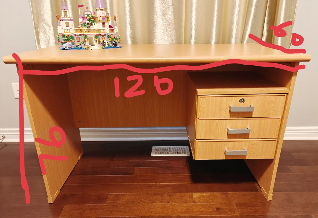 Office Desk with Drawers