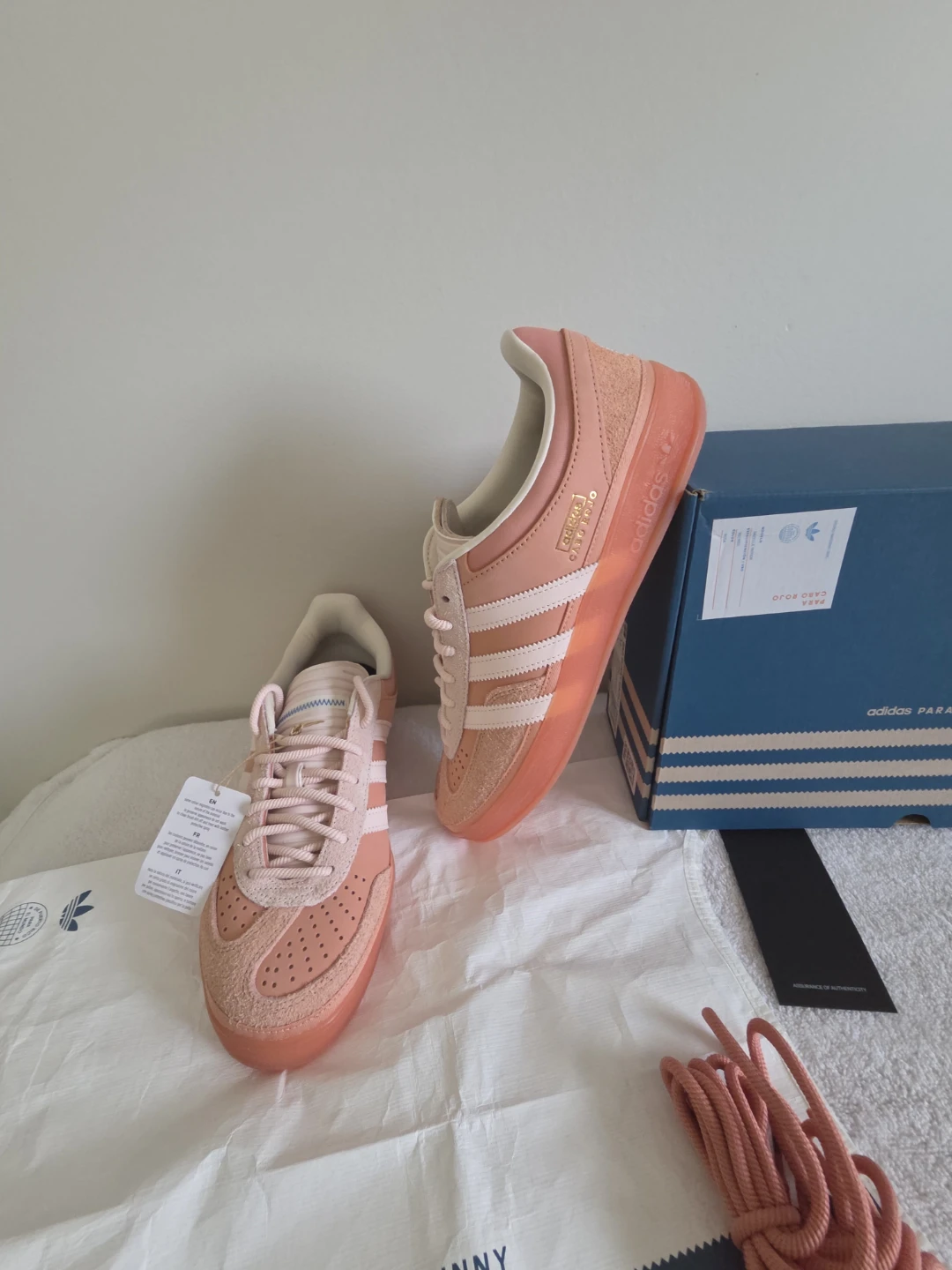 1 Pair Bad Bunny Cabo Rojo Addidas sneakers 11.5 US New