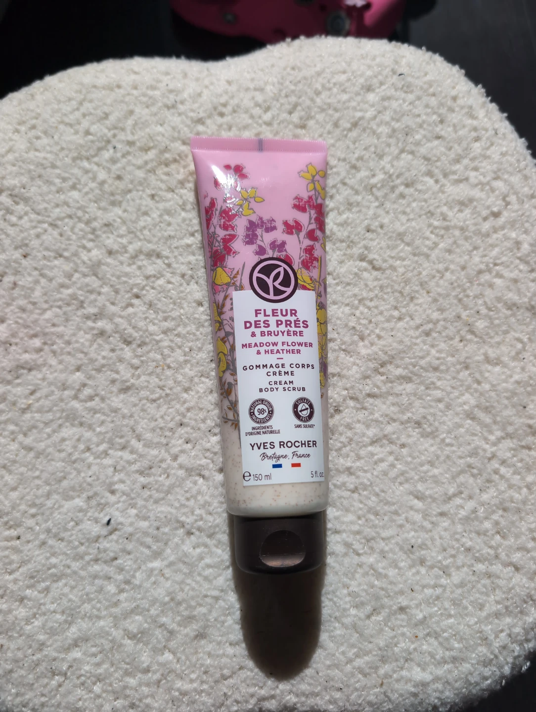 Yves Rocher Meadow Flower & Heather Cream Body Scrub 150ml