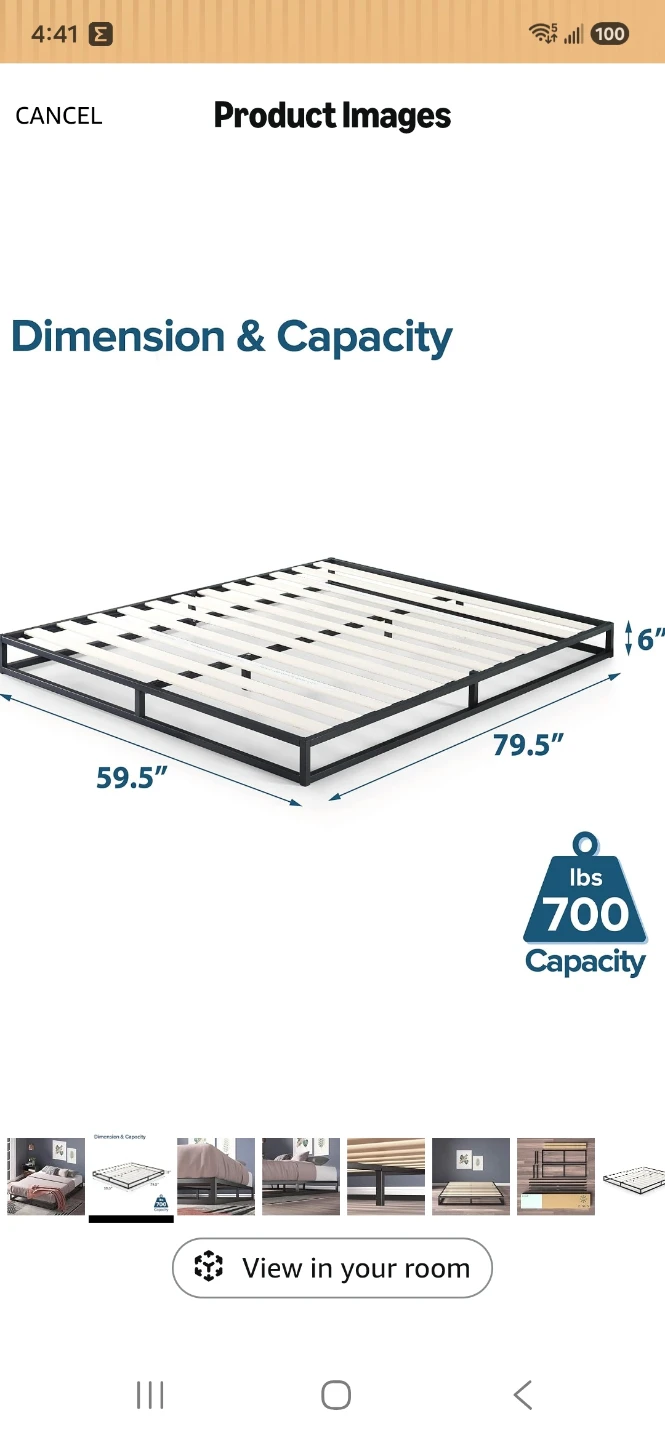 Metal Bed Frame Platform
