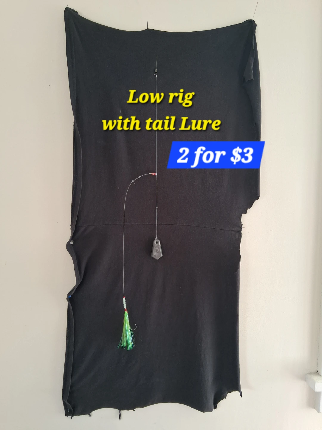 Low rig fishing lure