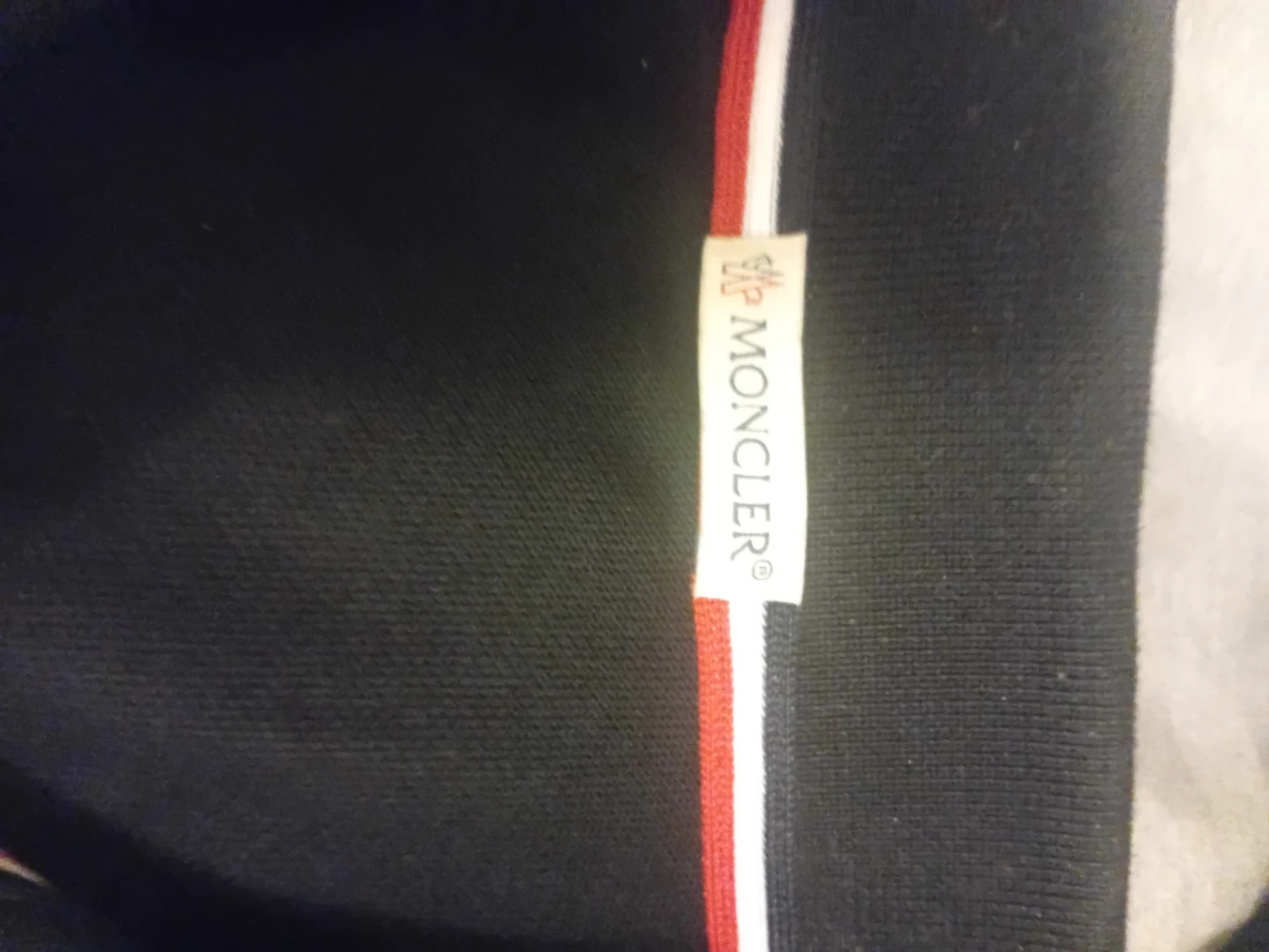 Moncler Navy Blue Polo Shirt