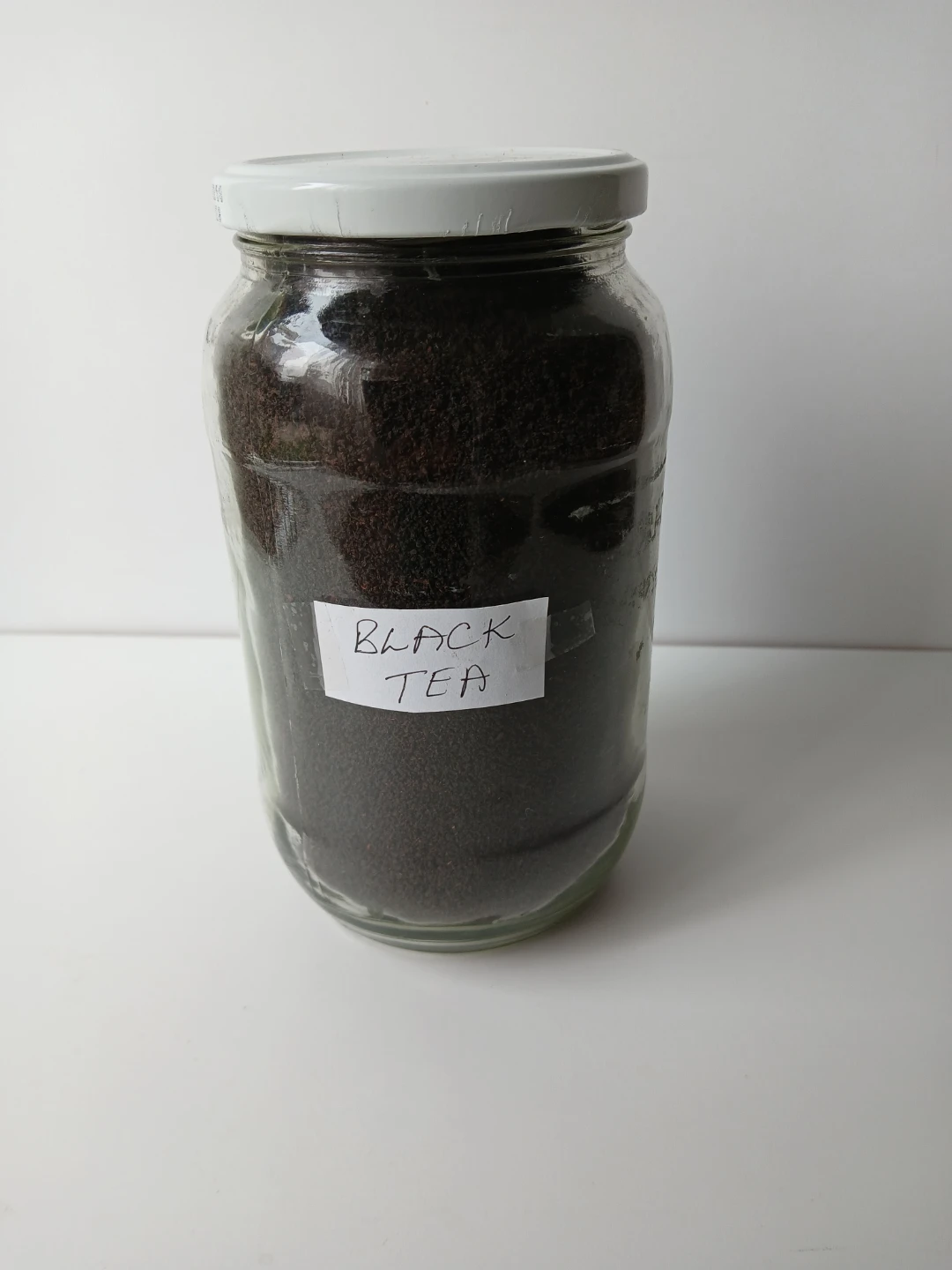 1lb Black Tea in Glass Jar. No holds.