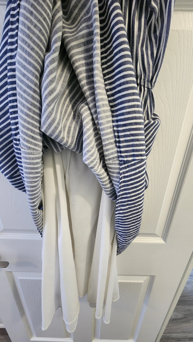 Blue and white striped sundress - photo 4