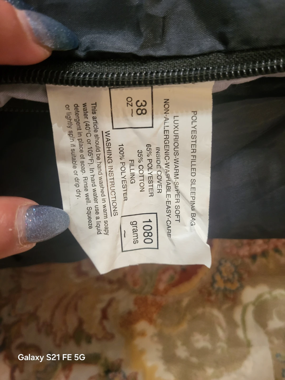 Polyester Filled Sleeping Bag - photo 5