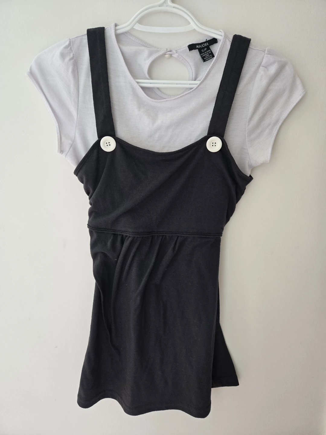 Pinafore and white top - Small