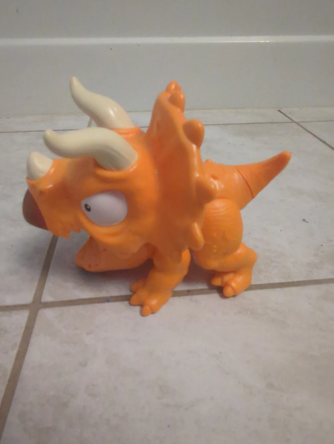 Orange Triceratops and Green T-rex - photo 2