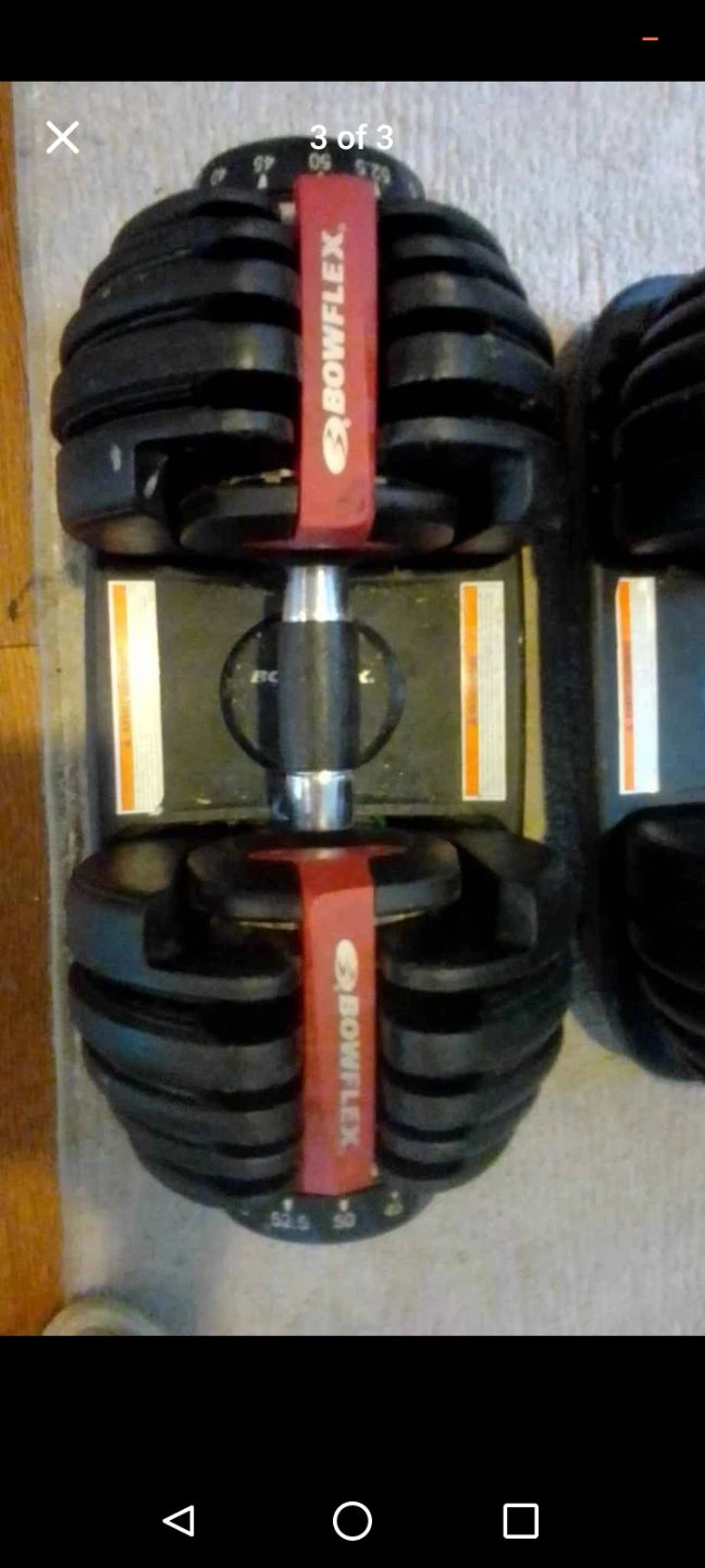 Bowflex Adjustable Dumbbells (Pair)