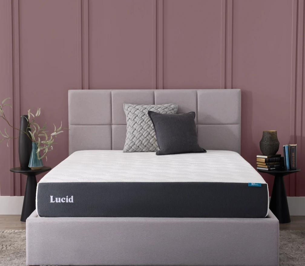 2x Zinus Twin XL Metal Platform Beds + Lucid 10" Mattresses - photo 2