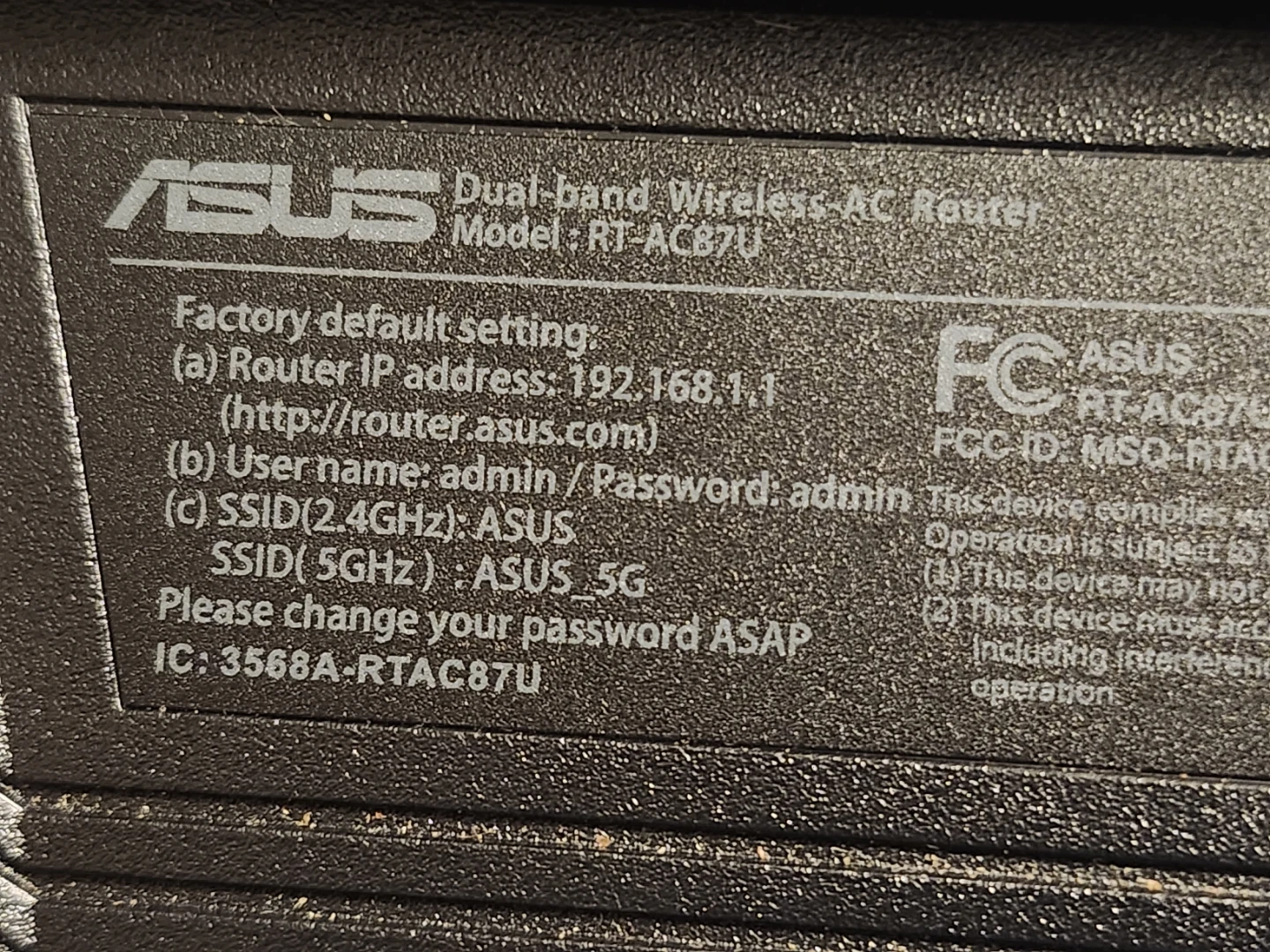 ASUS RT-AC87U Dual-band Wireless-AC Router - photo 4