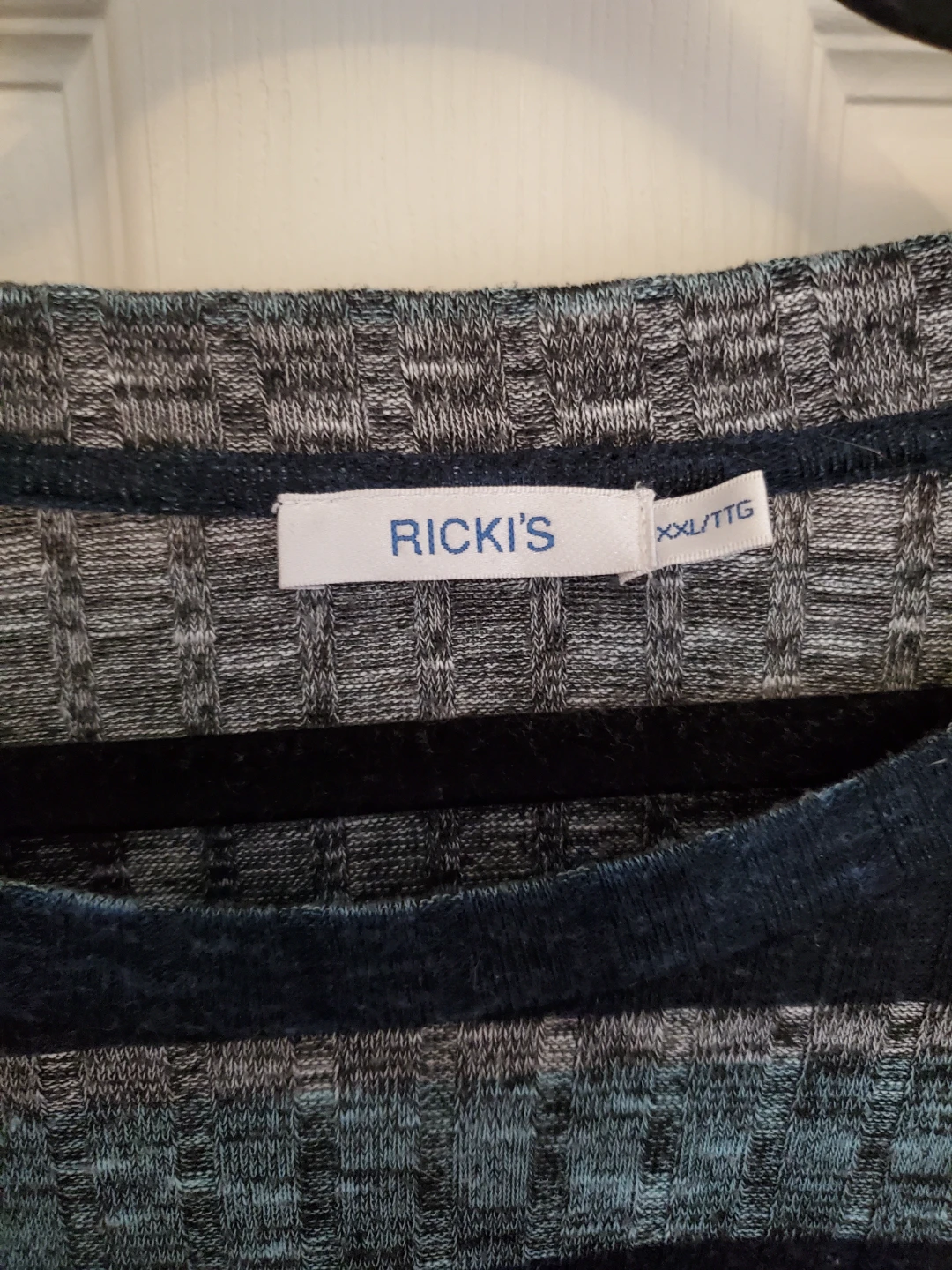 Ricki's Plus Size Striped Knit Long  Sleeve Top - photo 4