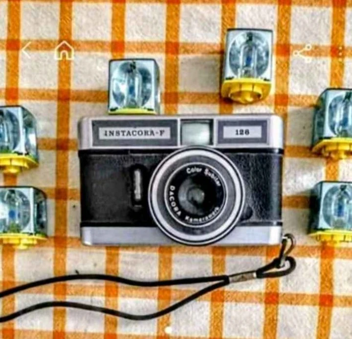 Instacora-F 126 Film Camera with Flash Cubes