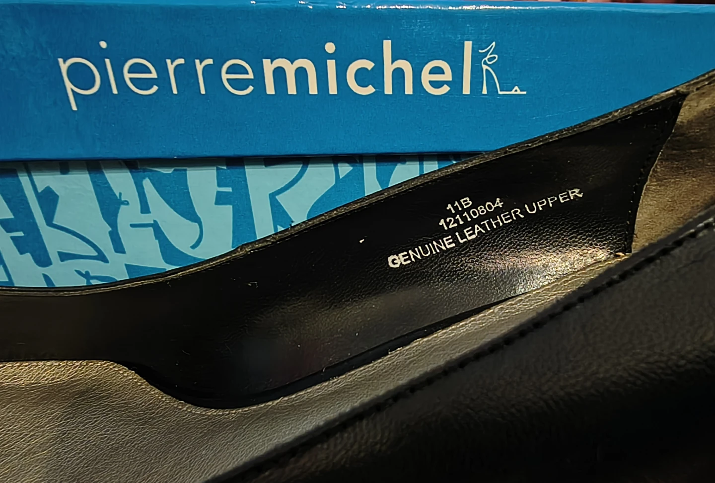 Pierre Michel Black Leather Heels - photo 4