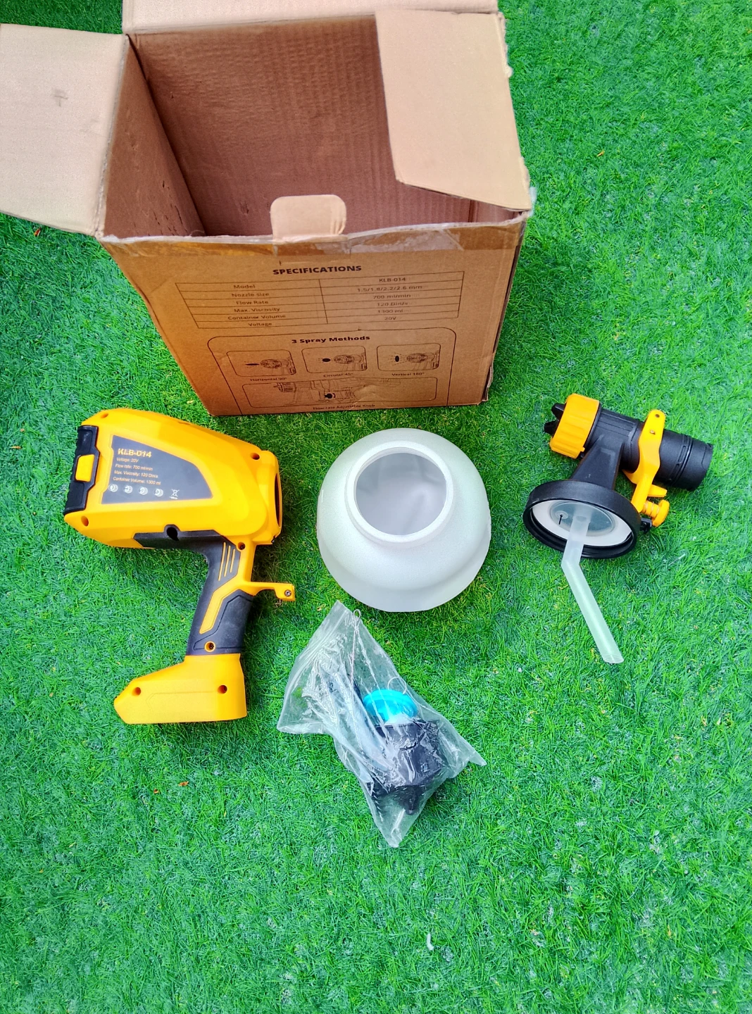 20V Cordless HVLP Paint Sprayer KLB-014
