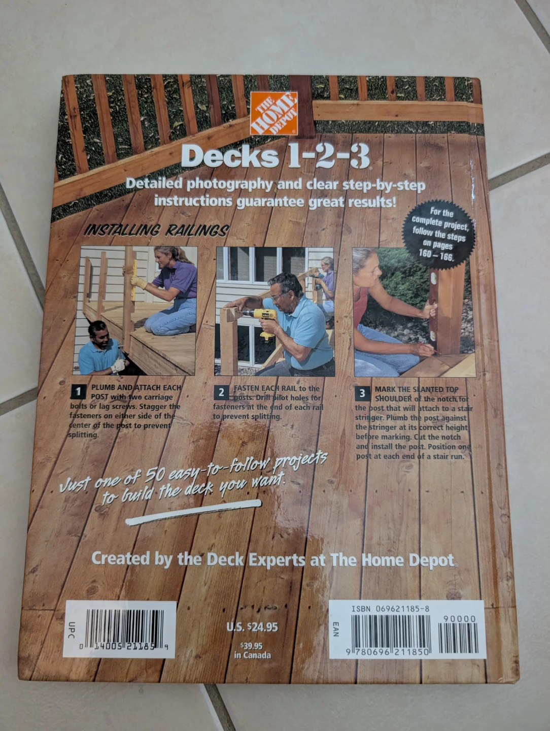 EUC - Home Depot Decks 1-2-3 DIY Book - photo 2