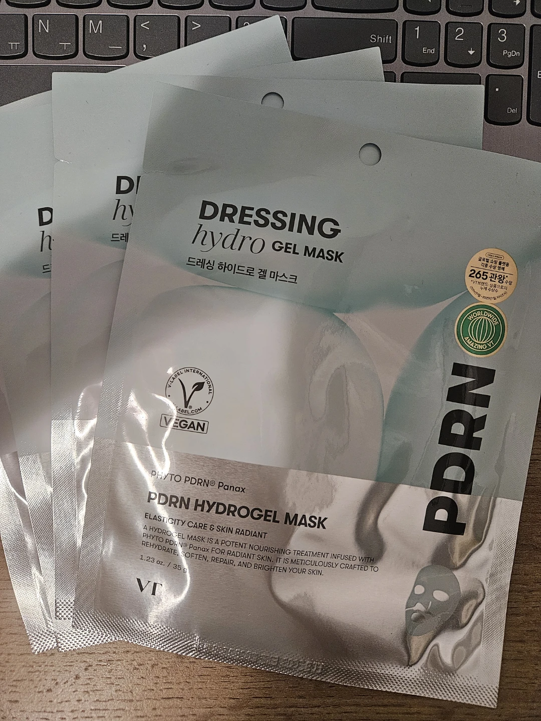 VT Cosmetics PDRN Hydrogel Mask 4pc