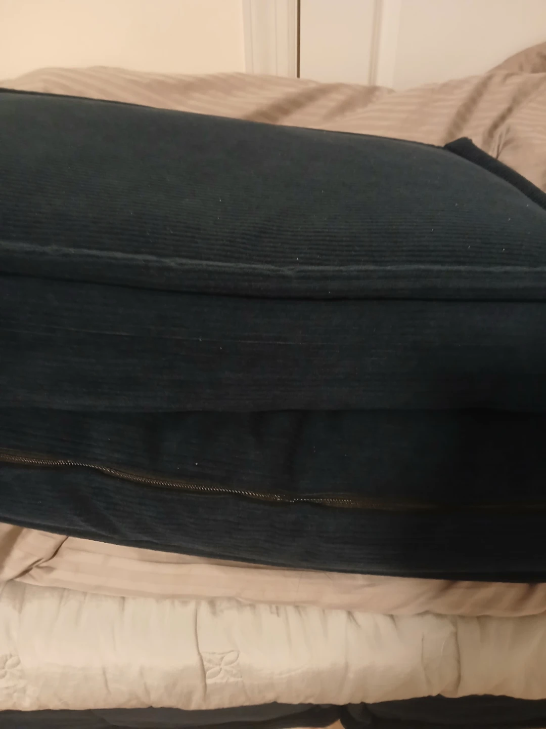 Dark Teal Corduroy Throw Pillow 소파 쿠션 세트