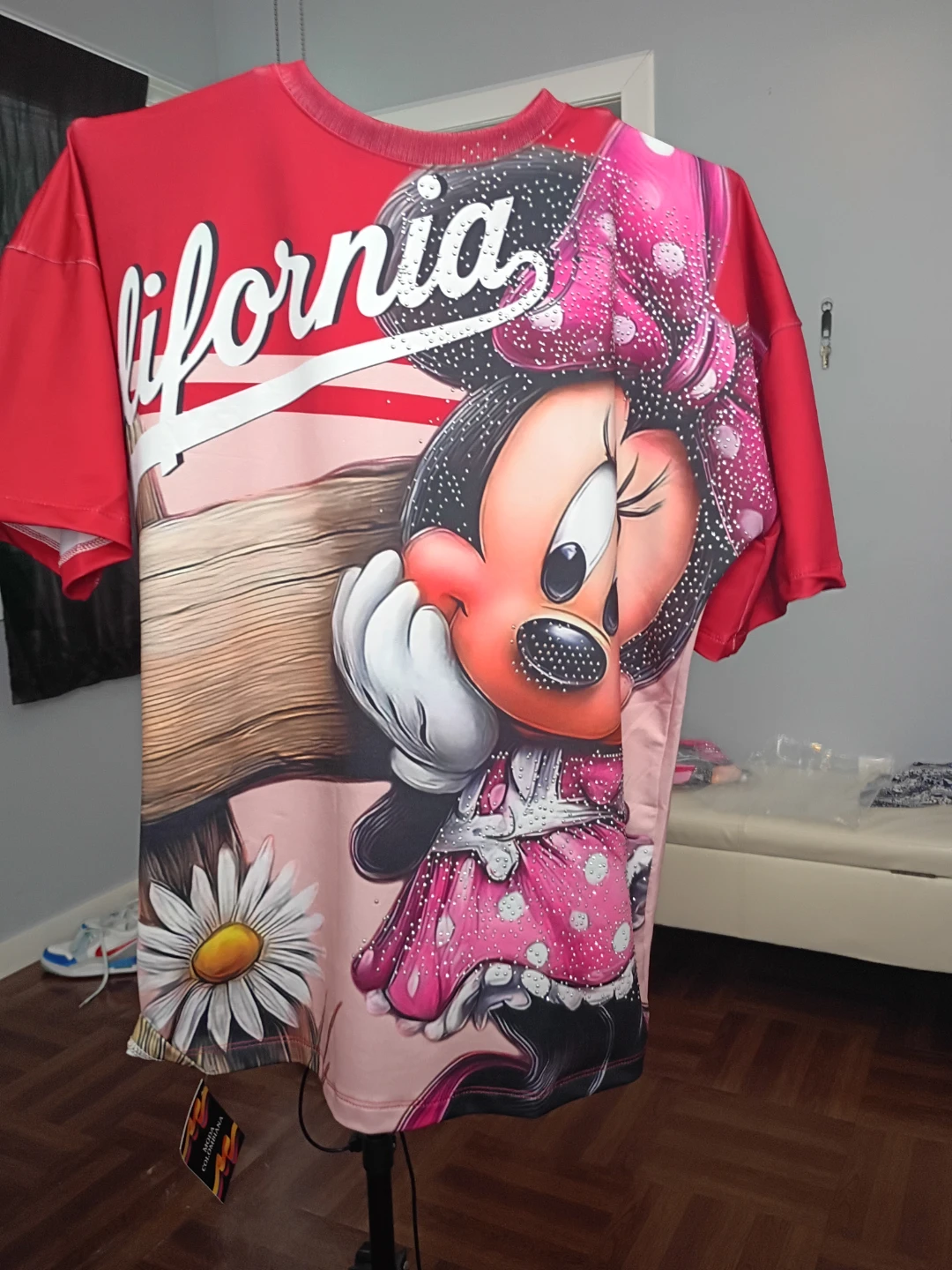 California Minnie Mouse & Snoopy Graphic T-Shirts