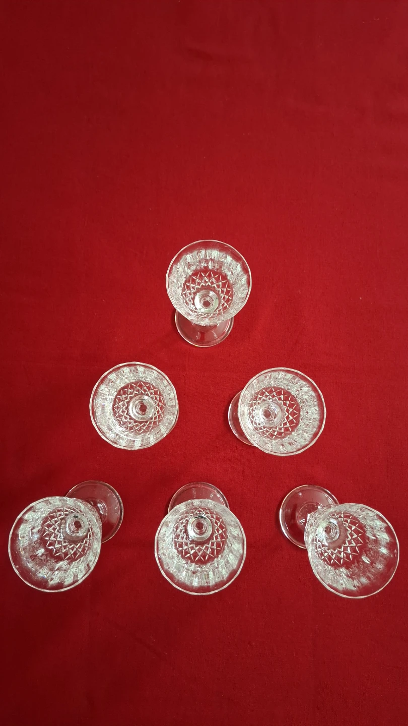 Set of 6 crystal liqueur glasses - photo 3