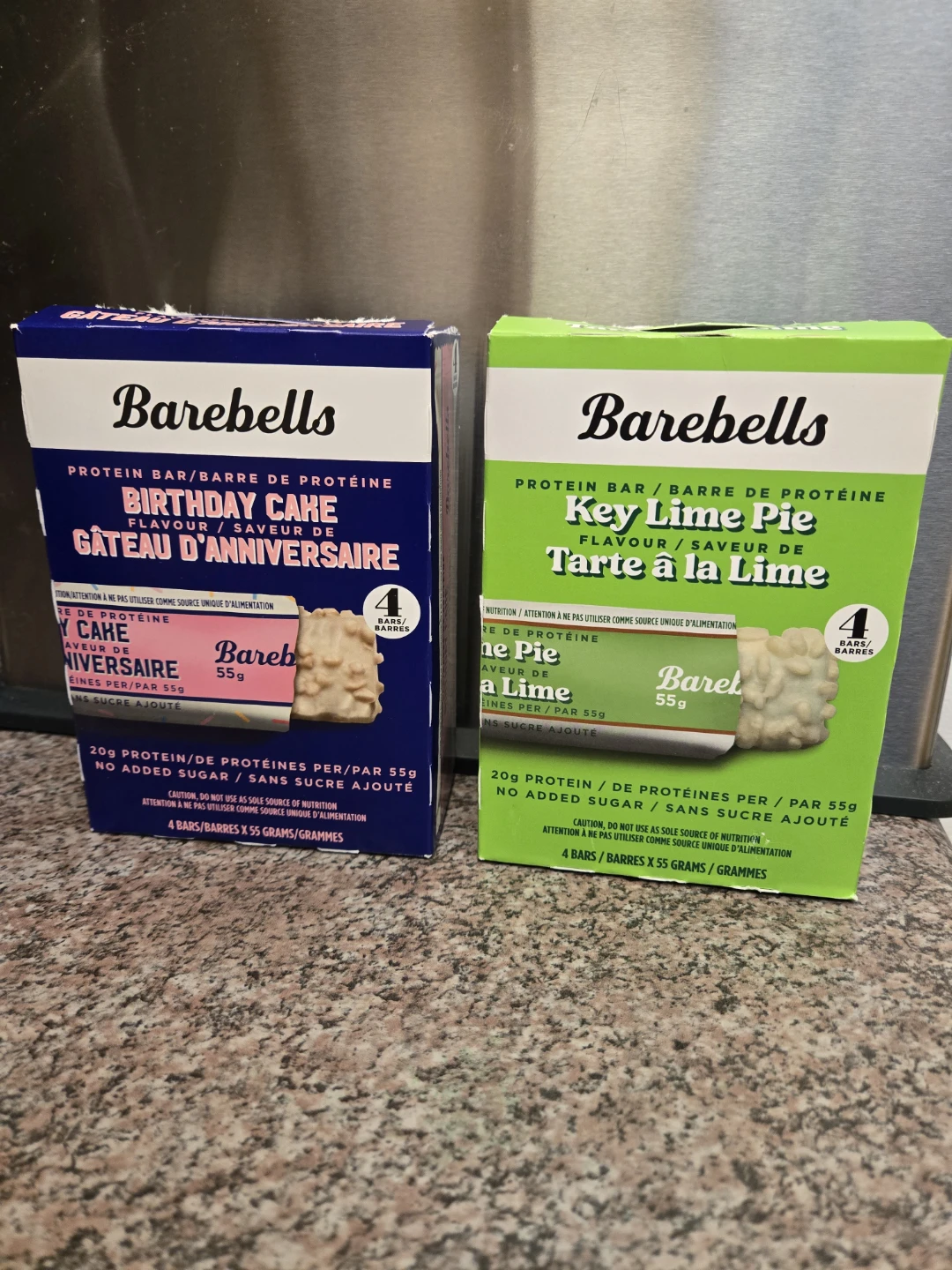 FREE - BAREBELLS PROTEIN BARS  (open boxes)