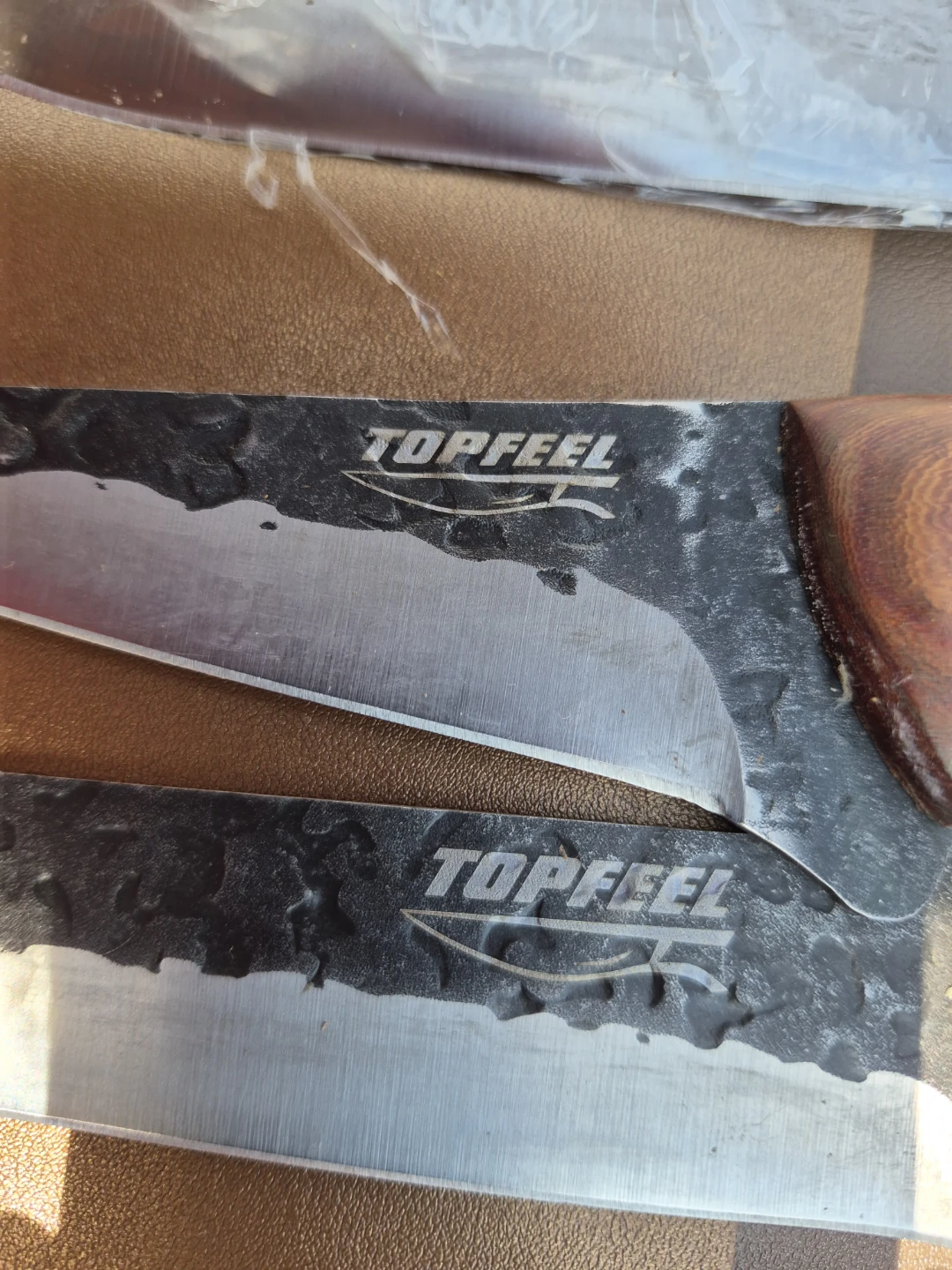 TOPFEEL 8-Piece Butcher Knife Set with Rosewood Handles - photo 2