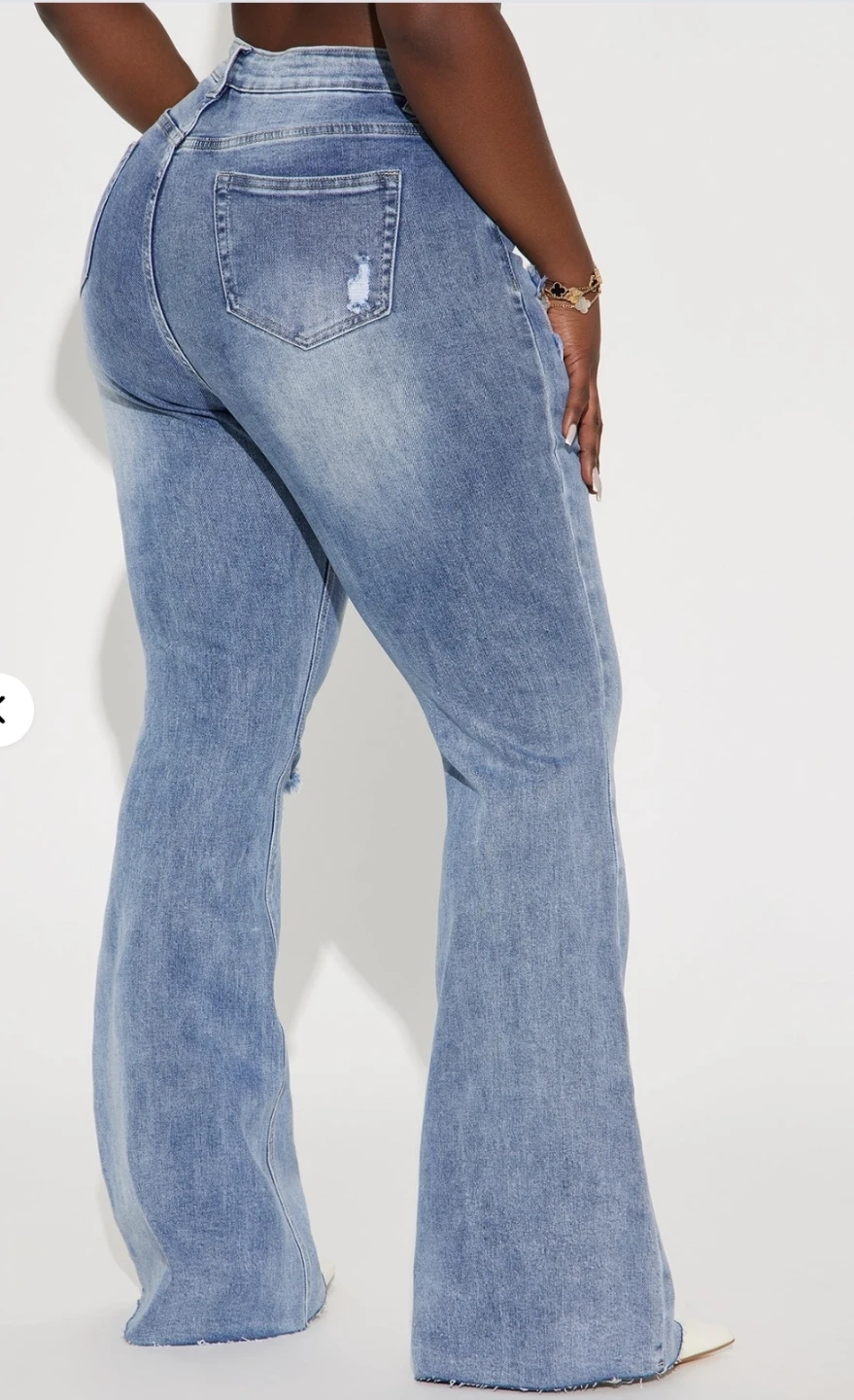 New Women's Flare Jeans Light Wash - photo 3