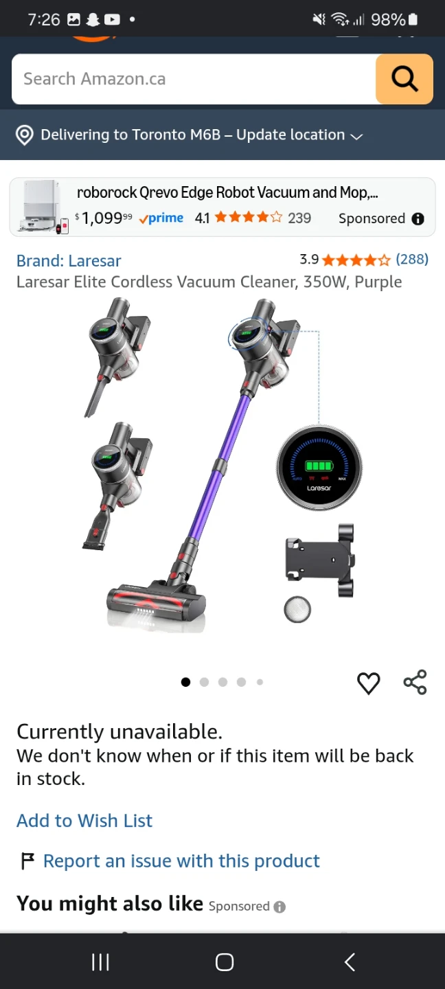 Laresar cordless vacuum cleaner - photo 3