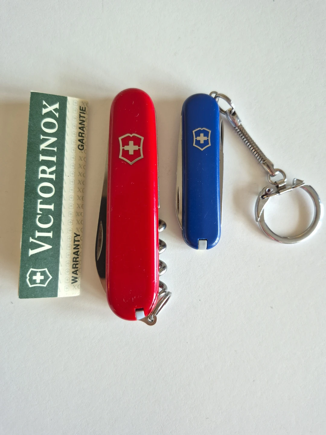 Victorinox Swiss Army Knife: Regular ($25)  ➕  Mini ($20)
