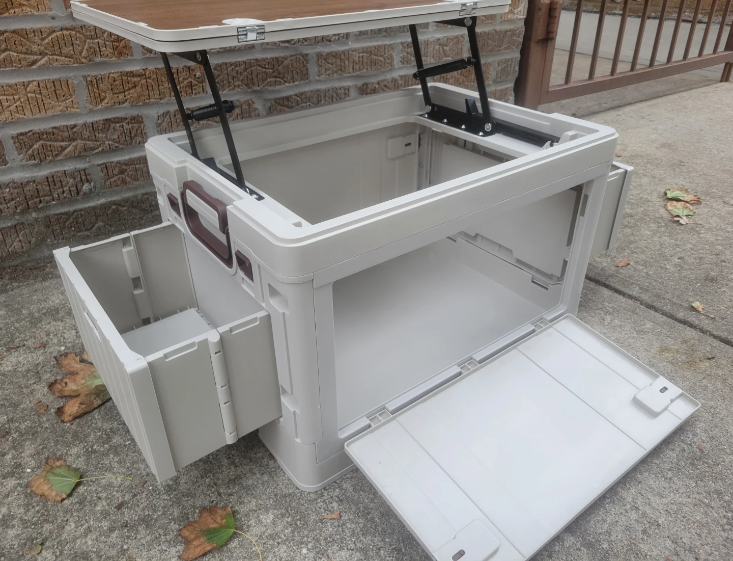 Brand NEW! Collapsible Storage Box with Tabletop - photo 3